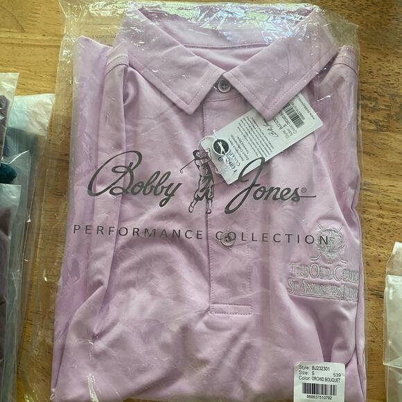 Bobby Jones performance jersey Solid Polo Shirt - Picture 4 of 7